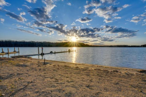 Lake Home with Dock and Fire Pit Steps to Sandy Beach